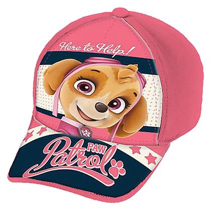 Paw Patrol Παιδικό Καπέλο Jockey Υφασμάτινο Ροζ