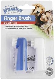 Pawise Finger Brush Οδοντόβουρτσα Δαχτύλου για Σκύλο 2τμχ 6cm
