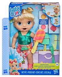 Παιχνιδολαμπάδα Baby Alive Sunshine Snacks Blonde Hair για 3+ Ετών Hasbro από το Toyscenter