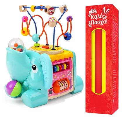 Παιχνιδολαμπάδα Elephant Activity Cube 5 in 1 για 2+ Ετών Top Bright