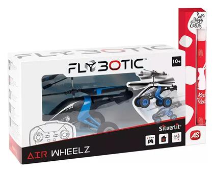 Παιχνιδολαμπάδα Flybotic Air Wheelz Τηλεκατευθυνόμενο Ελικόπτερο για 10+ Ετών Μπλε