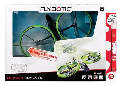 Παιχνιδολαμπάδα Flybotic Bumper Phoenix Τηλεκατευθυνόμενο Ελικόπτερο για 8+ Ετών