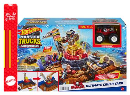 Παιχνιδολαμπάδα Monster Truck - Arena World Bone Shaker για 4+ Ετών Hot Wheels από το e-shop