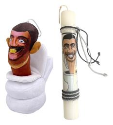 Παιχνιδολαμπάδα Skibidi Toilet Σετ 25x3cm