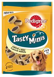 Pedigree Tasty Minis Λιχουδιά Σκύλου με Μοσχάρι και Τυρί 140gr από το ΑΒ Βασιλόπουλος