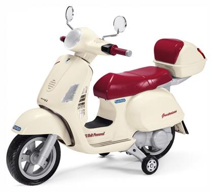 Παιδική Μηχανή Vespa Ηλεκτροκίνητη 12 Volt Λευκή