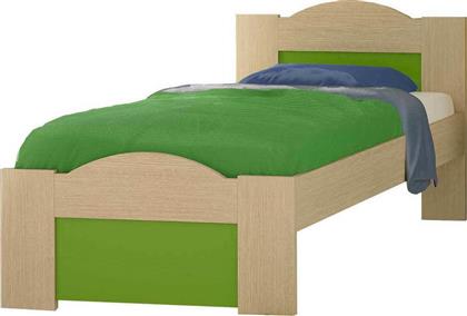 Παιδικό Κρεβάτι Μονό για Στρώμα 90x190cm Πράσινο Δρυς Κύμα από το Designdrops