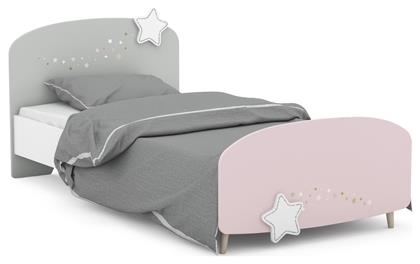 Παιδικό Κρεβάτι Μονό για Στρώμα 90x200cm Ροζ Liana από το Polihome