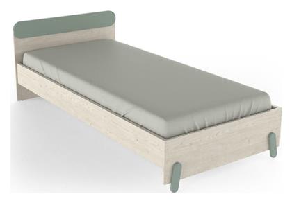 Παιδικό Κρεβάτι Μονό με Στρώμα 90x190cm Πράσινο Nilan