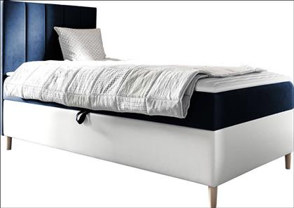 Παιδικό Κρεβάτι Μονό με Στρώμα 90x200cm Μπλε Maja I