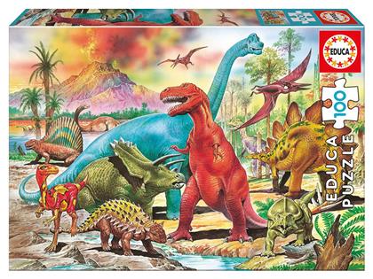 Παιδικό Puzzle Dinosaurs 100pcs για 6+ Ετών Educa από το Public