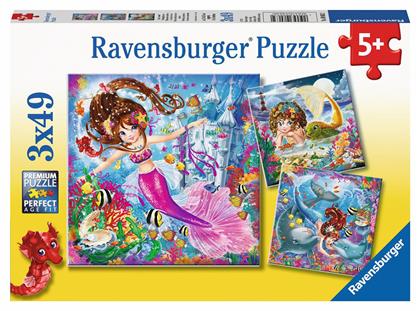 Παιδικό Puzzle Enchanting Mermaids 147pcs για 5+ Ετών Ravensburger από το Plus4u