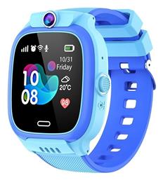 Παιδικό Smartwatch με Λουράκι από Καουτσούκ/Πλαστικό Μπλε