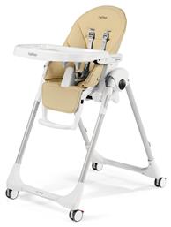 Peg Perego Prima Pappa Follow Me Αναδιπλούμενο Καρεκλάκι Φαγητού με Μεταλλικό Σκελετό & Κάθισμα από Δερματίνη