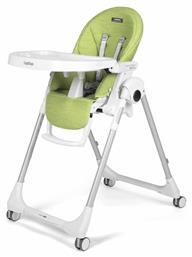 Peg Perego Prima Pappa Follow Me Αναδιπλούμενο Καρεκλάκι Φαγητού με Μεταλλικό Σκελετό & Κάθισμα από Δερματίνη Πράσινο από το Spitishop