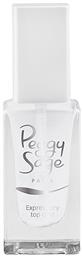 Peggy Sage Express Top Coat για Απλά Βερνίκια Quick Dry 11ml