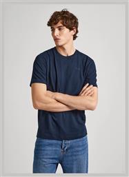 Pepe Jeans Ανδρικό T-shirt Κοντομάνικο Navy Μπλε από το Karakikes