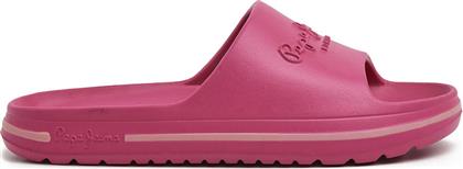 Pepe Jeans Beash Slide Slides σε Ροζ Χρώμα από το IzyShoes