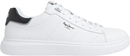 Pepe Jeans Eaton Basic Ανδρικά Sneakers Λευκά από το Plus4u