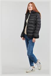 Pepe Jeans Κοντό Γυναικείο Puffer Μπουφάν Μαύρο από το Spartoo