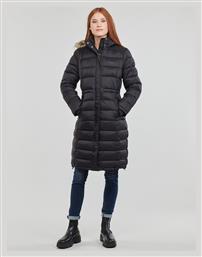 Pepe Jeans Μακρύ Γυναικείο Puffer Μπουφάν Μαύρο από το Spartoo