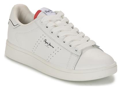 Pepe Jeans Παιδικά Sneakers Player Basic B Λευκά από το Spartoo