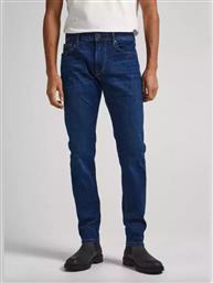Pepe Jeans Stanley Ανδρικό Παντελόνι Τζιν σε Κανονική Εφαρμογή Μπλε από το Plus4u