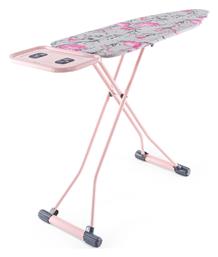 Perilla PER14008PINK Σιδερώστρα για Σίδερο Ατμού Σπαστή Ροζ 125x45x93cm