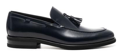 Perlamoda Δερμάτινα Ανδρικά Loafers σε Μπλε Χρώμα