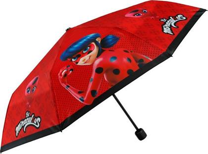 Perletti Παιδική Ομπρέλα Σπαστή Miraculous Ladybug Κόκκινη