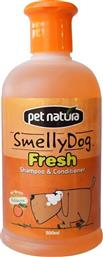 Pet Natura Smelly Dog Fresh Σαμπουάν Σκύλου με Μαλακτικό 500ml από το Plus4u