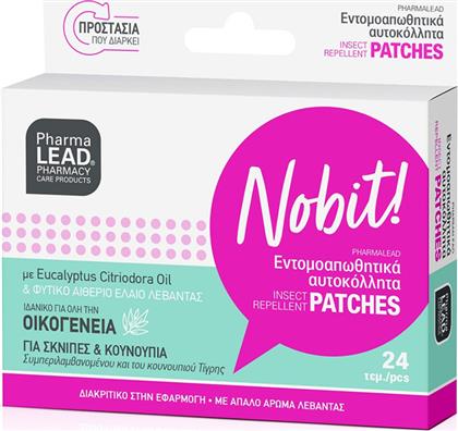 Pharmalead Nobit! Εντομοαπωθητικά Αυτοκόλλητα για Σκνίπες & Κουνούπια 24τμχ