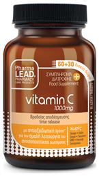 Pharmalead Vitamin C Time Release Βιταμίνη 1000mg 90 x 1 ταμπλέτες 90τμχ