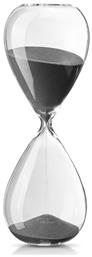 Philippi Lala Meeting Timer Διακοσμητική Κλεψύδρα Γραφείου από Γυαλί σε Μπεζ χρώμα