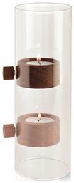 Philippi Lift Tealight Holder Glass Διακοσμητικό Γραφείου από Ξύλο 7x7εκ. από το Designdrops