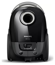 Philips 900W με Σακούλα 3lt Μαύρη XD3112/09