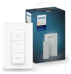 Philips Hue Dimmer Switch Επιτοίχιος Διακόπτης Dimmer με Πλαίσιο Universal Μπουτόν σε Λευκό Χρώμα