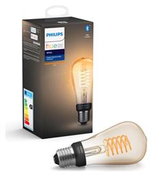 Philips Hue White Smart Λάμπα LED για Ντουί E27 και Σχήμα ST64 Θερμό Λευκό 550lm Dimmable