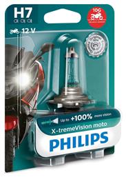 Philips Λάμπα Μοτοσυκλέτας X-tremeVision Moto +130% H7 Αλογόνου 12V 55W 1τμχ από το Saveltrade