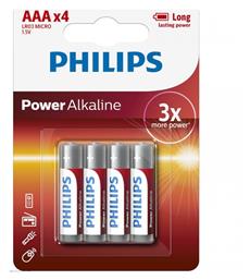 Philips Power AAA 1.5V 4τμχ LR03P4B/05