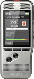 Philips Συσκευή Υπαγόρευσης DPM6000/02 με Eσωτερική Μνήμη 4GB από το e-shop