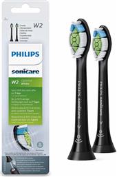 Philips Sonicare W2 Optimal White Standard Ανταλλακτικές Κεφαλές για Ηλεκτρική Οδοντόβουρτσα Black HX6062/13 2τμχ από το Pharm24