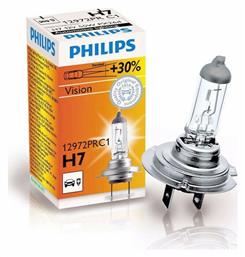 Philips Vision Λάμπα H7 Αλογόνου Θερμό Λευκό