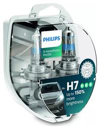 Philips X-tremeVision Moto Λάμπες H7 Αλογόνου Θερμό Λευκό