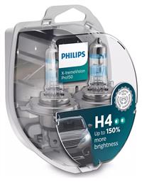 Philips X-TremeVision Pro150 Λάμπες H4 Αλογόνου Θερμό Λευκό 2τμχ