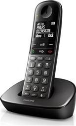 Philips XL4901DS/GRS Ασύρματο Τηλέφωνο με Aνοιχτή Aκρόαση Μαύρο