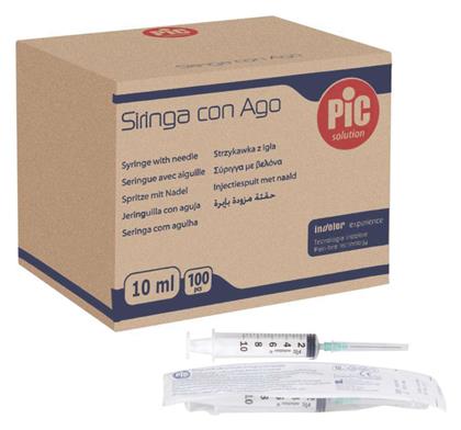PiC Solution Σύριγγα Αποστειρωμένη 21G x 1 1/2'' 10ml 1τμχ