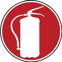 Πινακίδα ''Πυροσβεστήρας'' Αυτοκόλλητη 572412.0003 από το Esmarket
