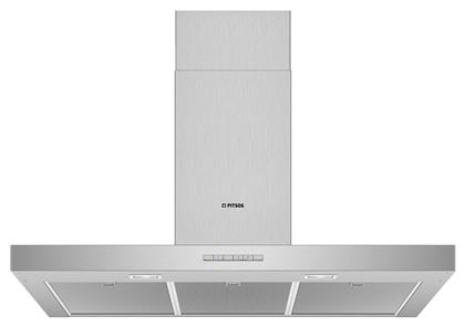Pitsos Απορροφητήρας Καμινάδα 90cm Inox