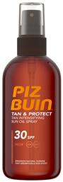 Piz Buin Tan & Protect Oil SPF30 Αντηλιακό Λάδι